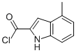 1H-Indole-2-carbonylchloride,4-methyl-(9CI) CAS#: 64679-00-1