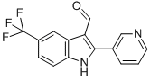 1H-Indole-3-carboxaldehyde,2-(3-pyridinyl)-5-(trifluoromethyl)-(9CI) CAS#: 591243-37-7