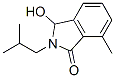 1H-Isoindol-1-one, 2,3-dihydro-3-hydroxy-7-methyl-2-(2-methylpropyl)- (9CI) CAS#: 630114-11-3
