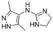 1H-Pyrazol-4-amine, N-(4,5-dihydro-1H-imidazol-2-yl)-3,5-dimethyl- CAS#: 688729-33-1