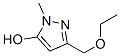 1H-Pyrazol-5-ol, 3-(ethoxymethyl)-1-methyl- CAS#: 66708-00-7