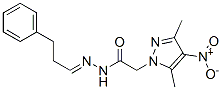 1H-Pyrazole-1-aceticacid,3,5-dimethyl-4-nitro-,(3-phenylpropylidene)hydrazide(9CI) CAS#: 606483-92-5