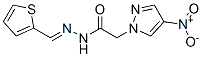 1H-Pyrazole-1-aceticacid,4-nitro-,(2-thienylmethylene)hydrazide(9CI) CAS#: 606484-19-9