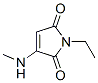 1H-Pyrrole-2,5-dione, 1-ethyl-3-(methylamino)- (9CI) CAS#: 607692-32-0
