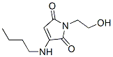 1H-Pyrrole-2,5-dione, 3-(butylamino)-1-(2-hydroxyethyl)- (9CI) CAS#: 607692-44-4