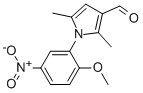 1H-Pyrrole-3-carboxaldehyde,1-(2-methoxy-5-nitrophenyl)-2,5-dimethyl-(9CI) CAS#: 590395-50-9