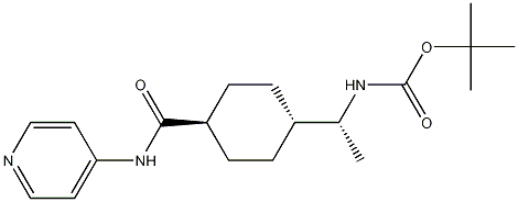 (1R)-trans-4-[N-Boc-1-aminoethyl]-N-4-pyridinyl-cyclohexanecarboxamide CAS#: 671816-04-9