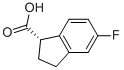 (1S)-2,3-DIHYDRO-5-FLUORO-1H-INDENE-1-CARBOXYLIC ACID CAS#: 628732-49-0