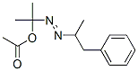 2-(1-phenylpropan-2-yldiazenyl)propan-2-yl acetate CAS#: 6943-56-2