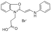 2-(2-ANILINOVINYL)-3-(2-CARBOXYETHYL)BENZOXAZOLIUM BROMIDE CAS#: 68123-41-1