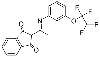 2-(2-AZA-1-METHYL-2-(3-(1,1,2,2-TETRAFLUOROETHOXY)PHENYL)VINYL)INDANE-1,3-DIONE CAS#: 634155-01-4