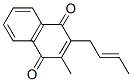 2-(2-Butenyl)-3-methyl-1,4-naphthalenedione CAS#: 64449-34-9
