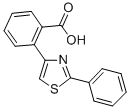 2-(2-PHENYL-1,3-THIAZOL-4-YL)BENZENECARBOXYLIC ACID CAS#: 60510-56-7