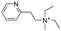 (2-(2-Pyridyl)ethyl)diethylmethylammonium CAS#: 6893-34-1