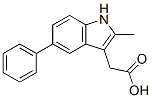 2-(2-methyl-5-phenyl-1H-indol-3-yl)acetic acid CAS#: 6306-05-4