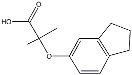 2-(2,3-DIHYDRO-1H-INDEN-5-YLOXY)-2-METHYLPROPANOIC ACID CAS#: 667414-05-3