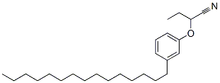 2-(3-Pentadecylphenoxy)butanenitrile CAS#: 63163-97-3