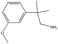 2-(3-methoxyphenyl)-2-methylpropan-1-amine CAS#: 60812-46-6