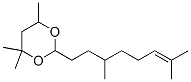 2-(3,7-dimethyloct-6-enyl)-4,4,6-trimethyl-1,3-dioxane CAS#: 68568-81-0