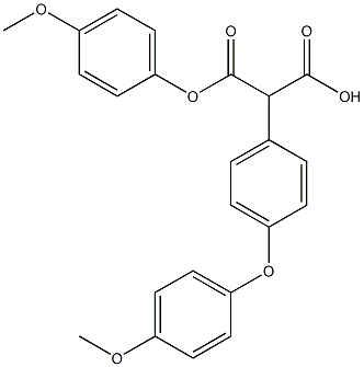 2-[4-(4-METHOXY-PHENOXY)-PHENYL]-MALONIC ACID MONO-(4-METHOXY-PHENYL) ESTER CAS#: 70175-90-5