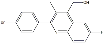 2-(4-BroMophenyl)-6-fluoro-4-hydroxyMethyl-3-Methylquinoline CAS#: 641611-78-1
