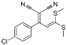 2-(4-CHLOROPHENYL)-4,4-BIS(METHYLTHIO)-1,3-BUTADIEN-1,1-DICARBONITRILE, 98 CAS#: 64573-35-9