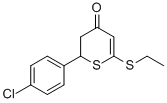 2-(4-CHLOROPHENYL)-6-ETHYLSULFANYL-2,3-DIHYDROTHIOPYRAN-4-ONE CAS#: 620158-95-4