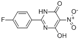 2-(4-FLUOROPHENYL)-6-HYDROXY-5-NITRO-4(3H)-PYRIMIDINONE CAS#: 640271-56-3