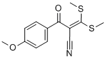2-(4-METHOXYBENZOYL)-3,3-DI(METHYLTHIO)ACRYLONITRILE CAS#: 62455-63-4