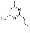 2-(ALLYLTHIO)-6-METHYLPYRIMIDIN-4-OL CAS#: 62459-06-7