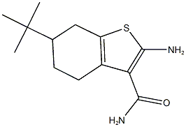 2-AMINO-6-TERT-BUTYL-4,5,6,7-TETRAHYDRO-1-BENZOTHIOPHENE-3-CARBOXAMIDE CAS#: 68746-25-8