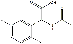 2-AcetaMido-2-(2,5-diMethylphenyl)acetic Acid CAS#: 63329-14-6
