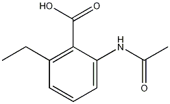 2-(Acetylamino)-6-ethylbenzoic acid CAS#: 66232-47-1
