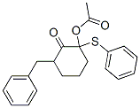 2-Acetyloxy-6-phenylmethyl-2-(phenylthio)cyclohexanone CAS#: 63608-53-7