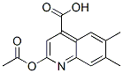 2-(Acetyloxy)-6,7-dimethyl-4-quinolinecarboxylic acid CAS#: 69552-20-1