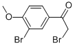 2-BROMO-1-(3-BROMO-4-METHOXYPHENYL)ETHANONE CAS#: 6096-83-9