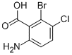2-BROMO-3-CHLORO-6-AMINO BENZOIC ACID CAS#: 65971-76-8