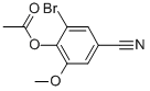 2-BROMO-4-CYANO-6-METHOXYPHENYL ACETATE CAS#: 515847-71-9