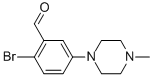 2-BROMO-5-(4-METHYL-PIPERAZIN-1-YL)-BENZALDEHYDE CAS#: 628325-61-1