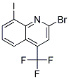 2-BROMO-8-IODO-4-(TRIFLUOROMETHYL)QUINOLINE CAS#: 590372-08-0