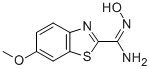 2-Benzothiazolecarboximidamide,N-hydroxy-6-methoxy- CAS#: 697784-33-1