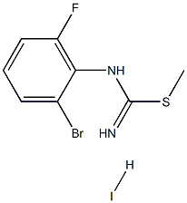(2-BroMo-6-fluorophenyl)carbaMiMidothioic Acid Methyl Ester Monohydriodide CAS#: 65896-13-1