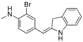 2-Bromo-4-(1H-indol-2(3H)-ylidenemethyl)-N-methylaniline CAS#: 69226-71-7