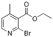 2-Bromo-4-methyl-nicotinic acid ethyl ester CAS#: 65996-17-0
