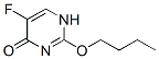 2-(Butoxy)-5-fluoropyrimidin-4(1H)-one CAS#: 63650-49-7