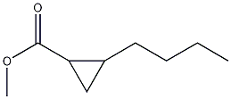 2-Butylcyclopropanecarboxylic acid methyl ester CAS#: 64583-94-4