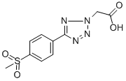 2-(CARBOXYMETHYL)-5-(4-METHYLSULFOPHENYL)-TETRAAZOLE CAS#: 695201-66-2