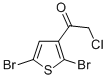 2-CHLORO-1-(2,5-DIBROMOTHIEN-3-YL)ETHANONE CAS#: 69746-86-7