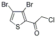 2-CHLORO-1-(3,4-DIBROMO-2-THIENYL)-1-ETHANONE CAS#: 62673-71-6