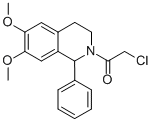 2-CHLORO-1-(6,7-DIMETHOXY-1-PHENYL-3,4-DIHYDRO-1H-ISOQUINOLIN-2-YL)-ETHANONE CAS#: 66040-35-5